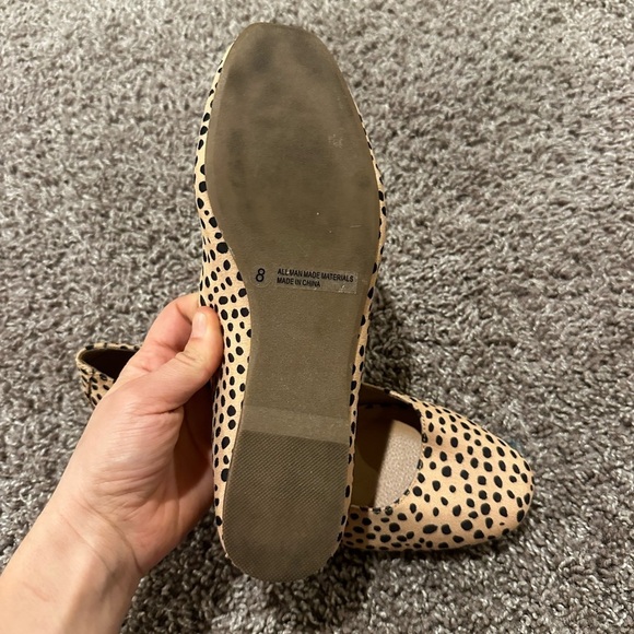 Dolce Vita Women Mybel Ballet Flat Cheetah Print Suede , size 8 - Picture 3 of 11